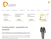 Tablet Screenshot of logodress.ch